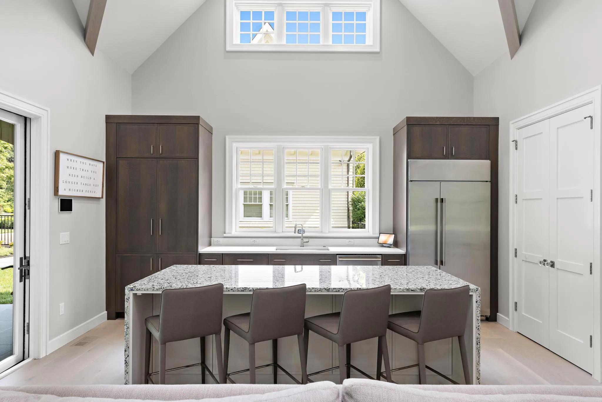 Kitchen at Rumson Sanctuary, a Merrick Construction renovation in Rumson, New Jersey